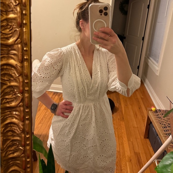 OPT white eyelet minidress small - Picture 8 of 8